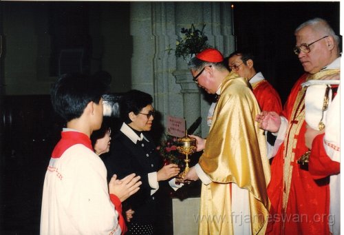 1990 Dec 8 Feast Day of HK Immaculate of Conception of Cathdreal -  Dinner - 8