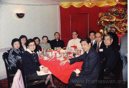 1990 Dec 8 Feast Day of HK Immaculate of Conception of Cathdreal -  Dinner -  17